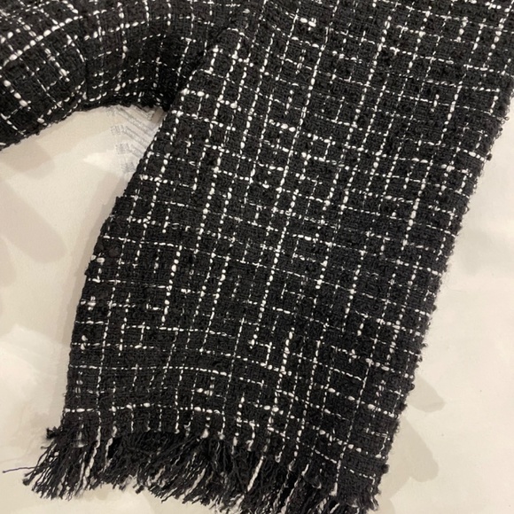 NWT Zara tweed mock neck shirt - Picture 6 of 7